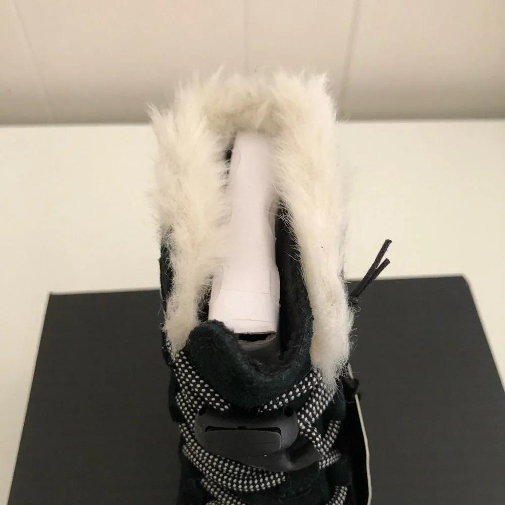Sorel Kids Toddler Black Whitney Joan Lace Waterproof Suede Boots 10